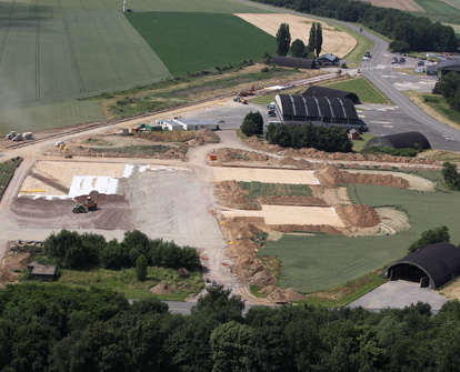 Base aérienne de Beauvechain - Voie de circulation et d'une aire de stationnement