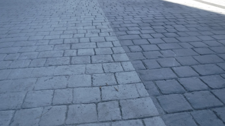 Colas - Réalisation d'un béton imprimé